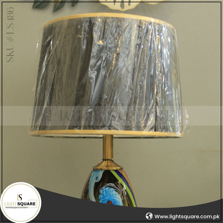 Floral Mosaic Ceramic Lamp (LS486)