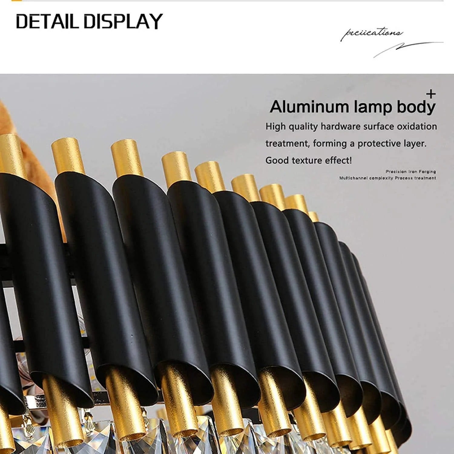 Regalia Noir Crystal Chandelier(400mm)