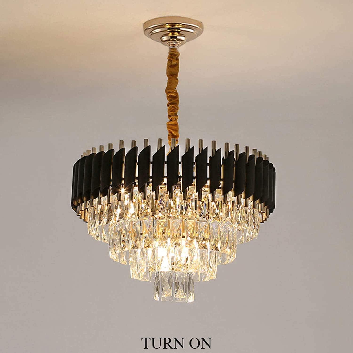 Regalia Noir Crystal Chandelier(400mm)