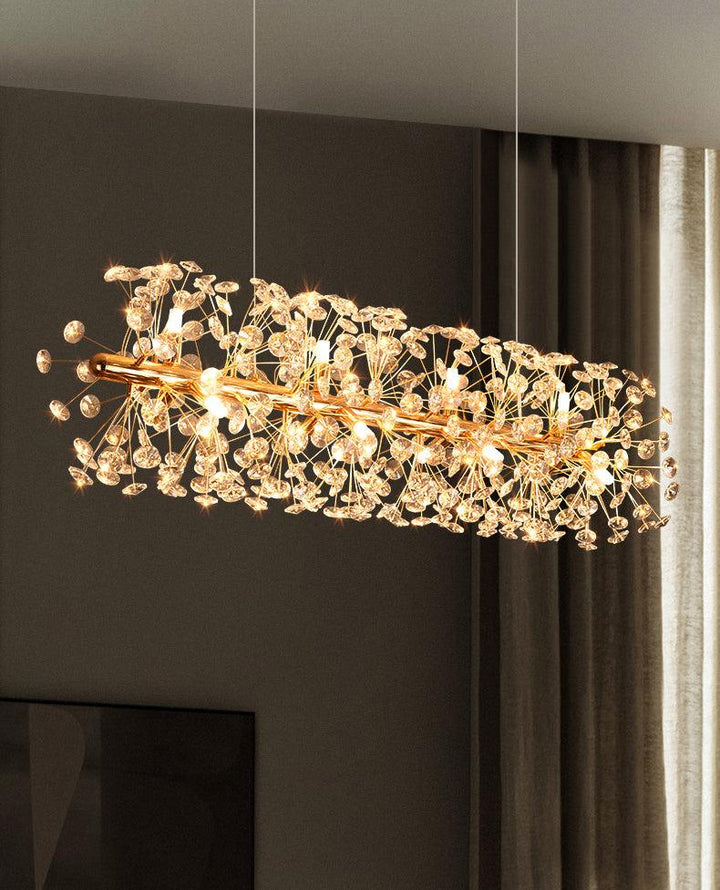 Aurora Crystal Rod Chandelier