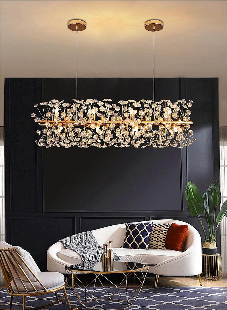 Aurora Crystal Rod Chandelier