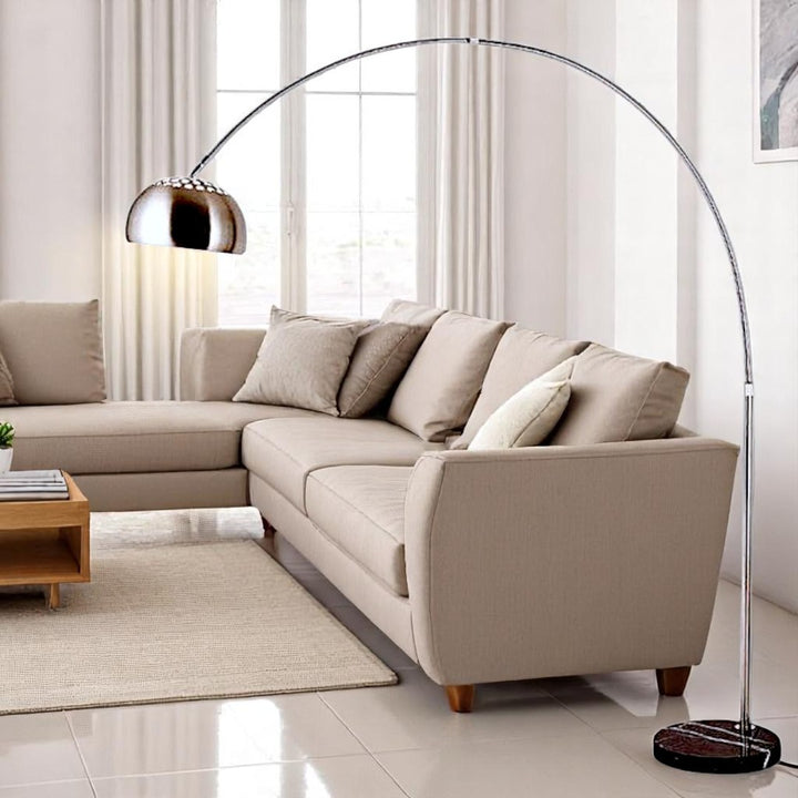 Silver Nexus Arch Floor Lamp (Full Size Arc 7Feets)