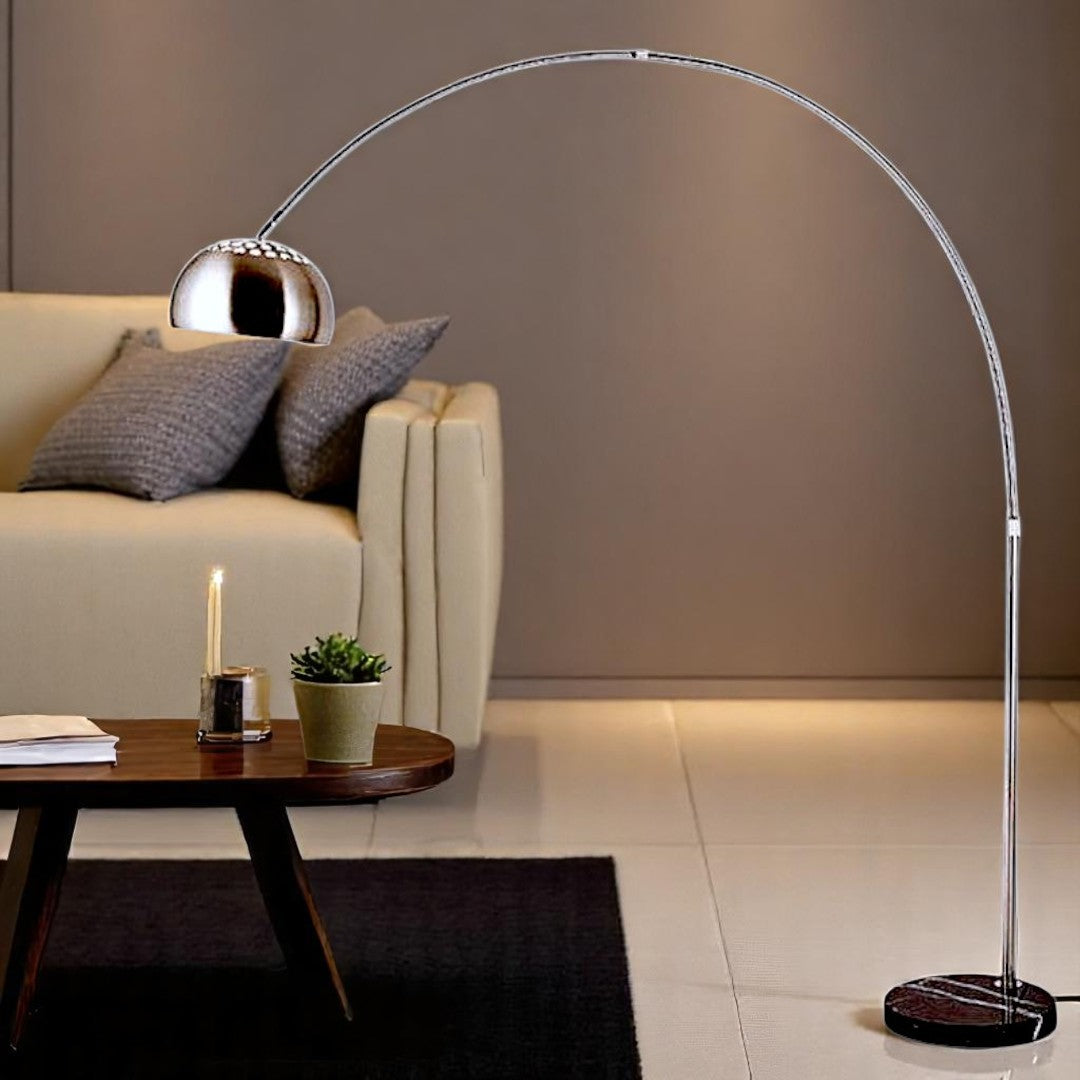 Silver Nexus Arch Floor Lamp (Full Size Arc 7Feets)