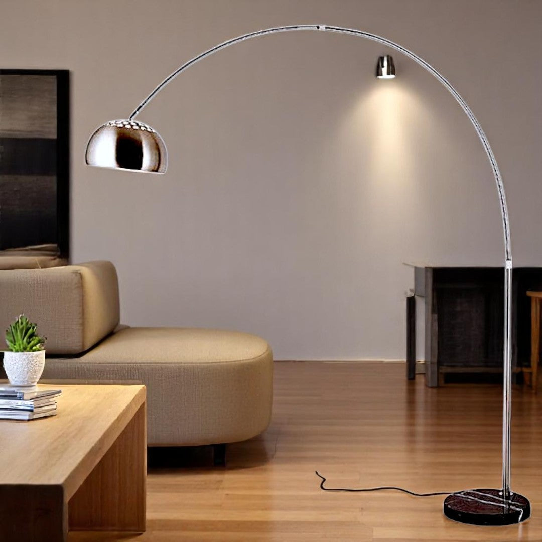 Silver Nexus Arch Floor Lamp (Full Size Arc 7Feets)