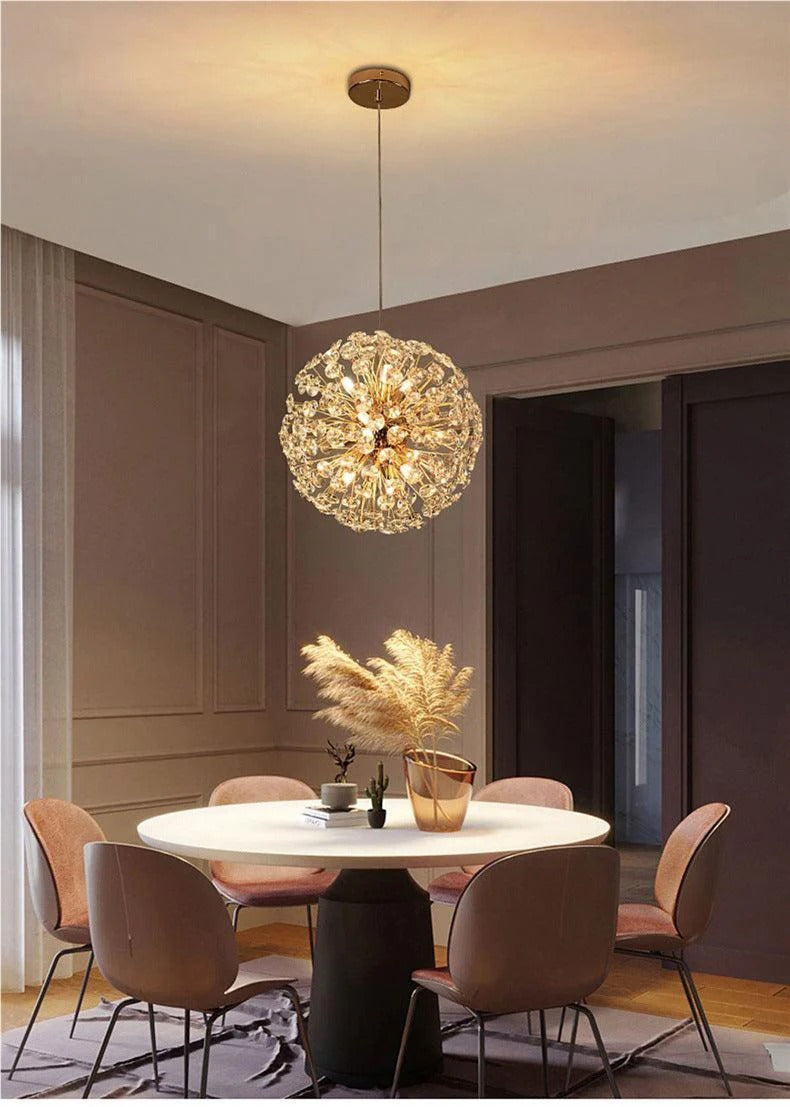 Pandora Round Metallic Chandelier