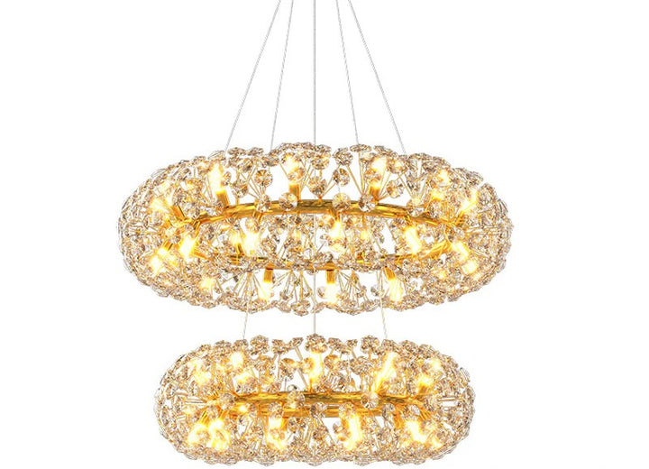 Celestial Round Crystal Chandelier