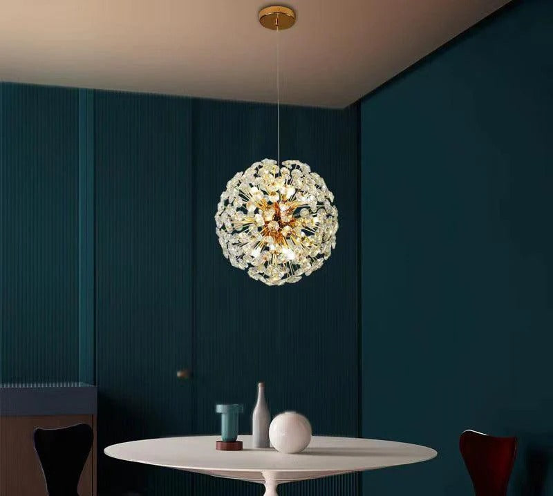 Pandora Round Metallic Chandelier
