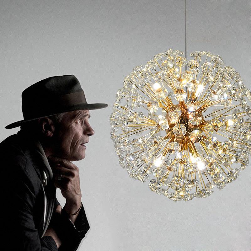 Pandora Round Metallic Chandelier