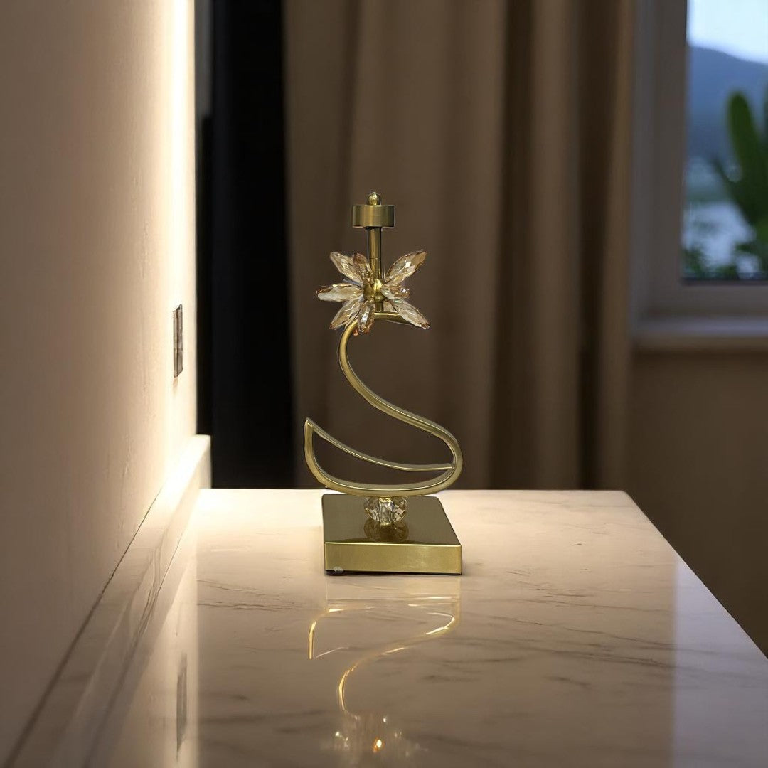 Celestia PrismGlow Crystal LED Table Lamp