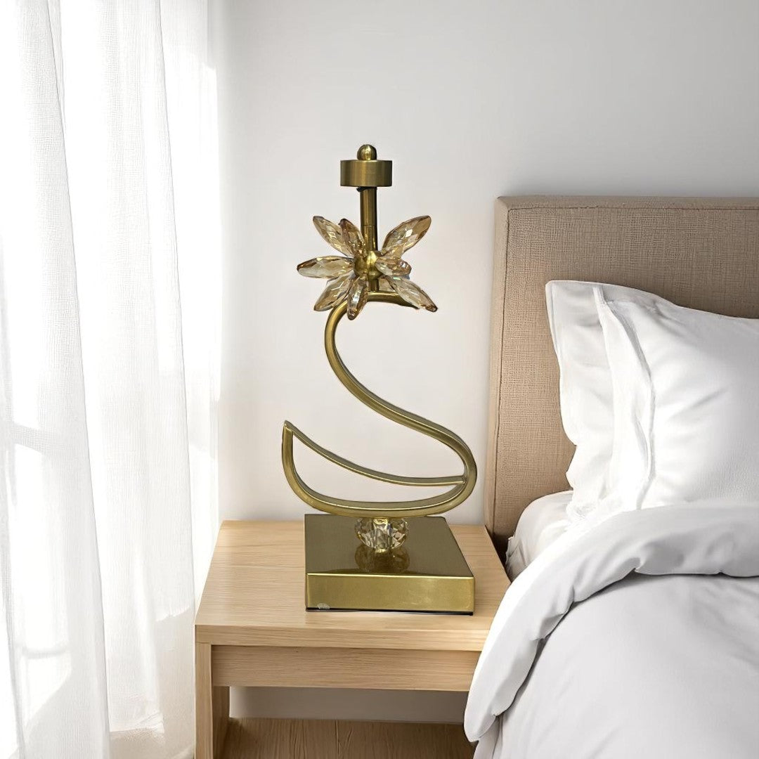 Celestia PrismGlow Crystal LED Table Lamp