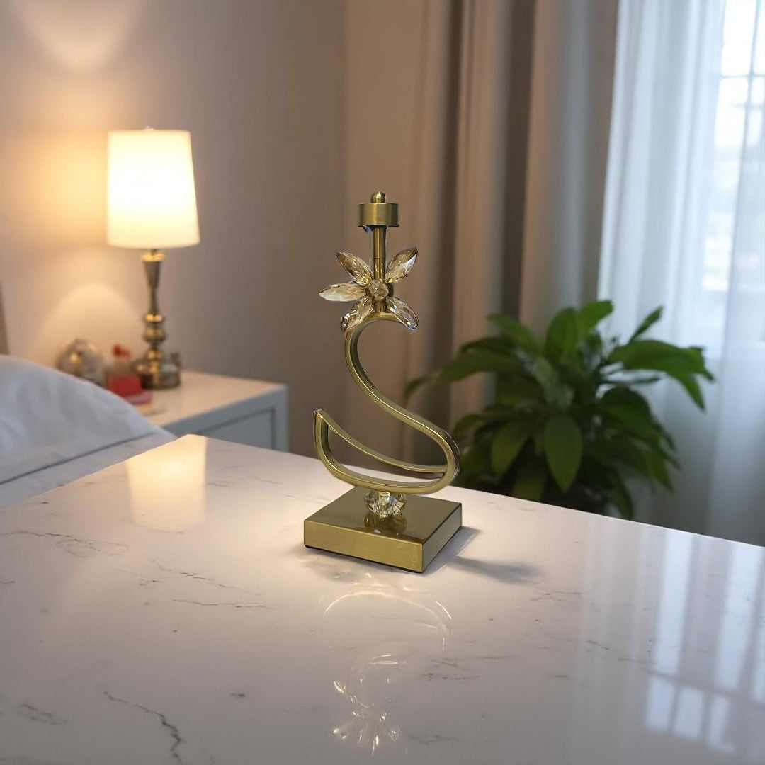 Celestia PrismGlow Crystal LED Table Lamp