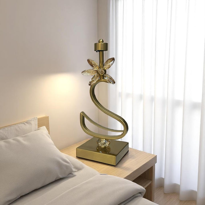 Celestia PrismGlow Crystal LED Table Lamp