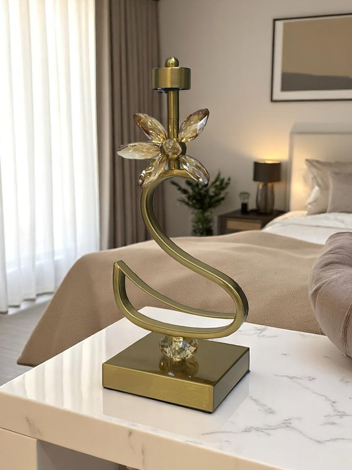 Celestia PrismGlow Crystal LED Table Lamp