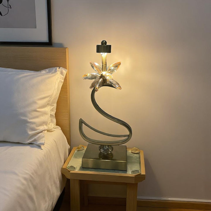 Celestia PrismGlow Crystal LED Table Lamp