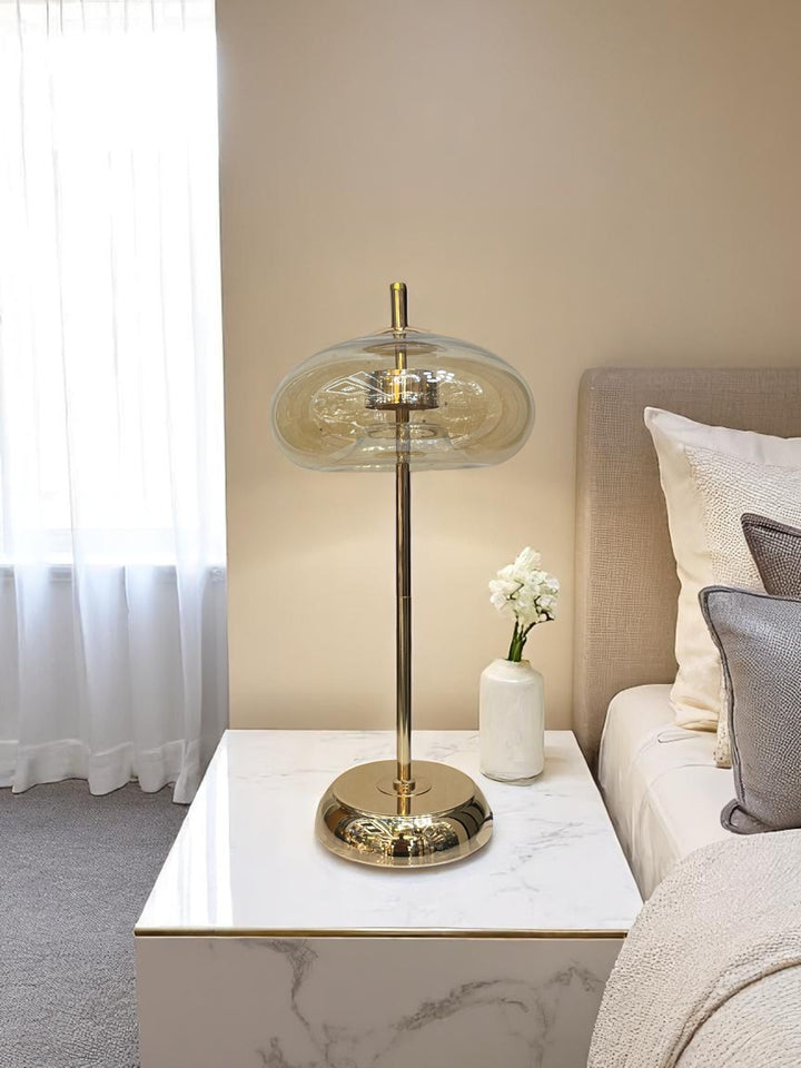 Luminara Crystal Glow LED Side Table Lamp