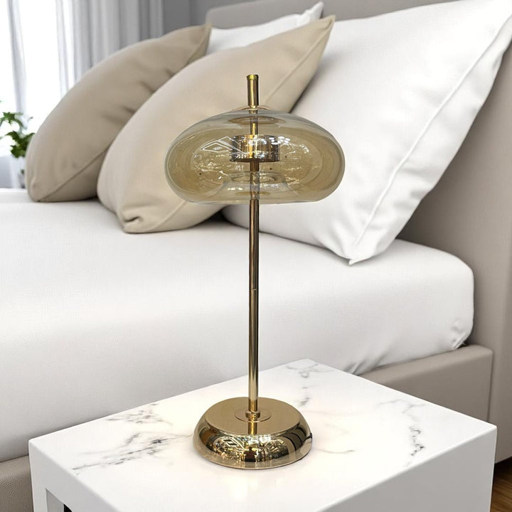 Luminara Crystal Glow LED Side Table Lamp