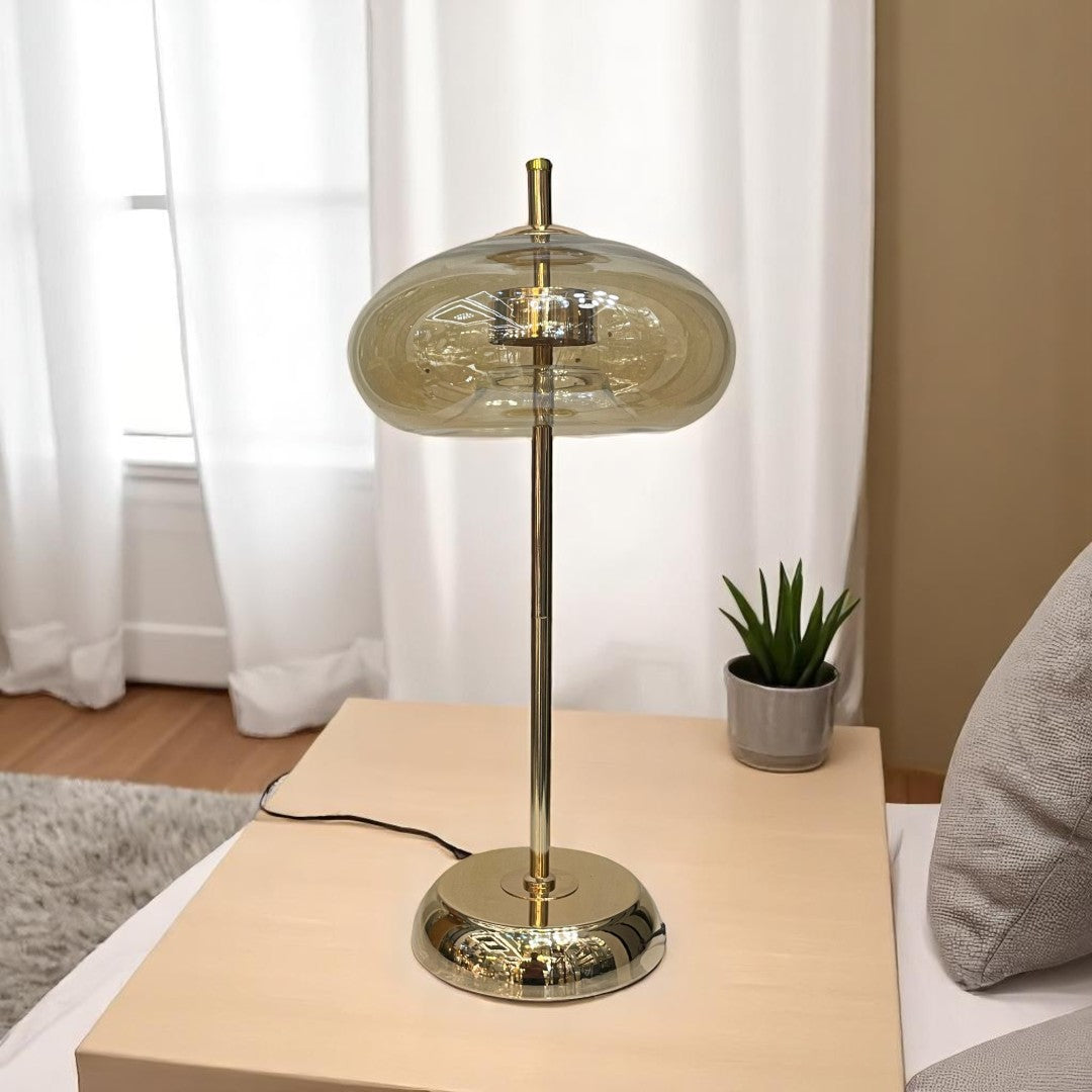 Luminara Crystal Glow LED Side Table Lamp