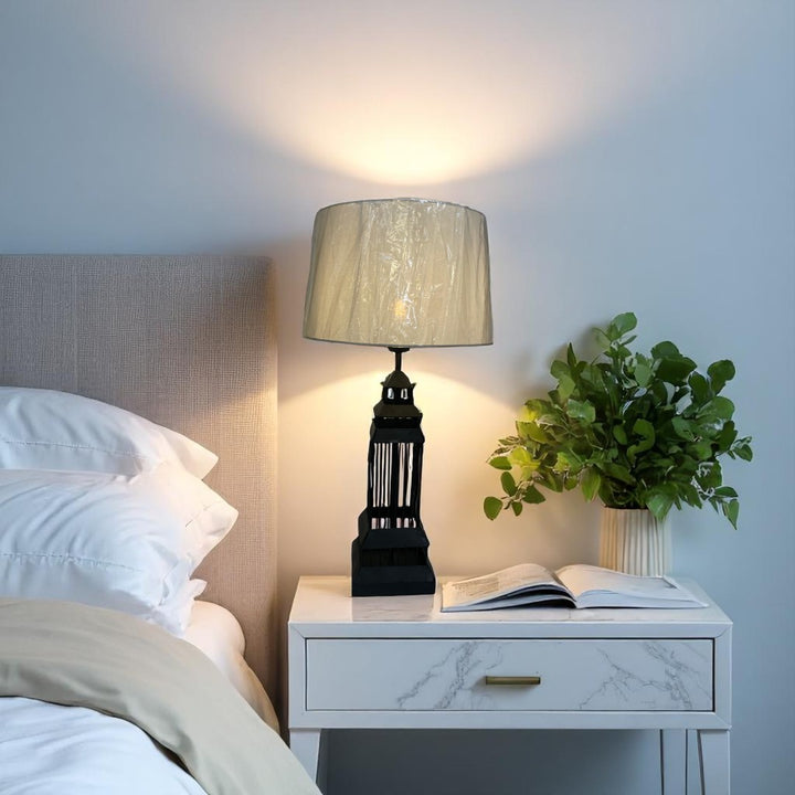 Lunaris Metallic Edge LED Table Lamp