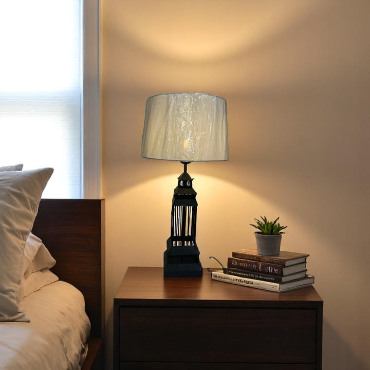 Lunaris Metallic Edge LED Table Lamp