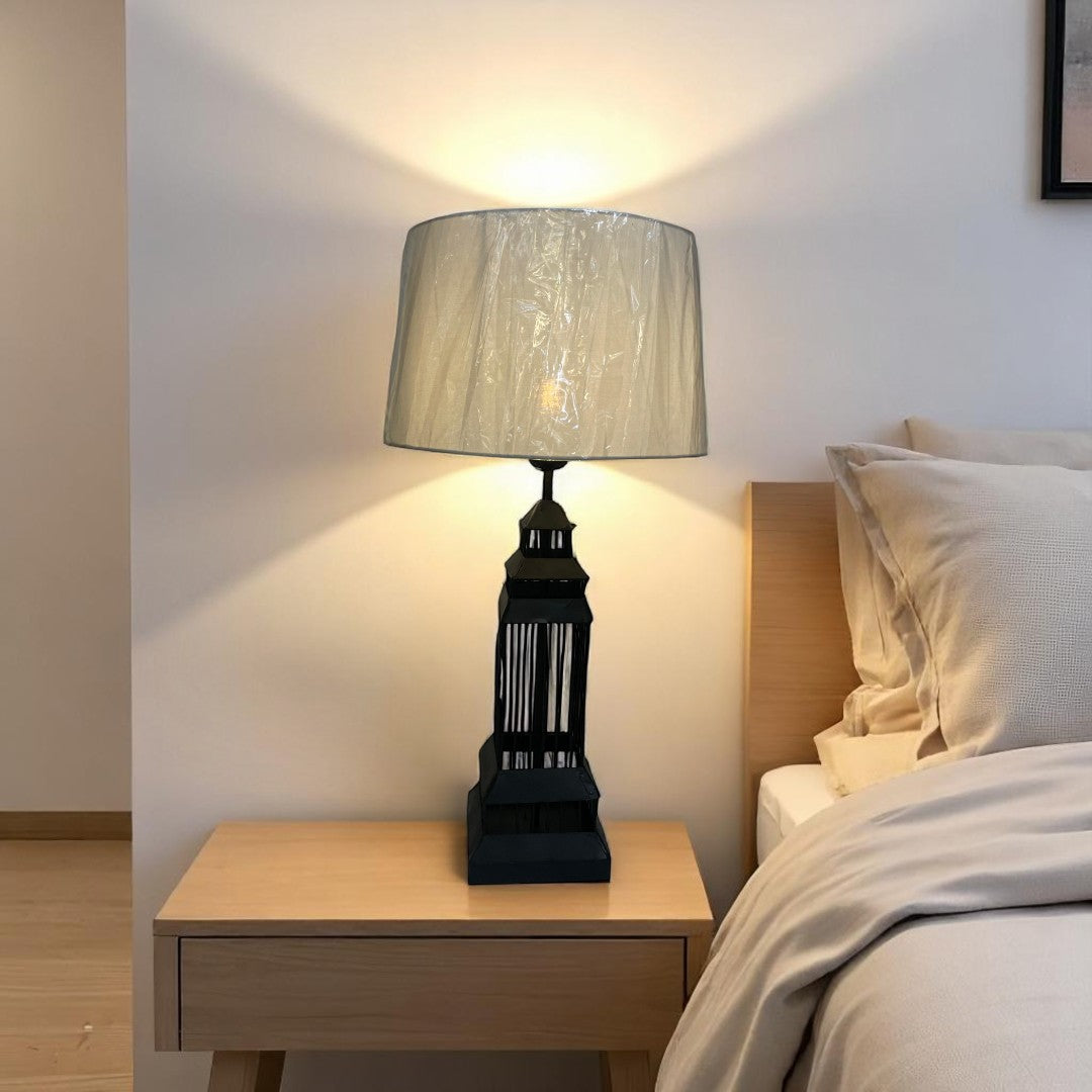 Lunaris Metallic Edge LED Table Lamp