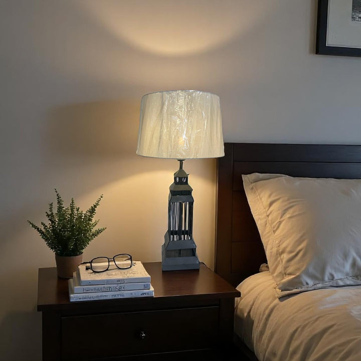 Lunaris Metallic Edge LED Table Lamp