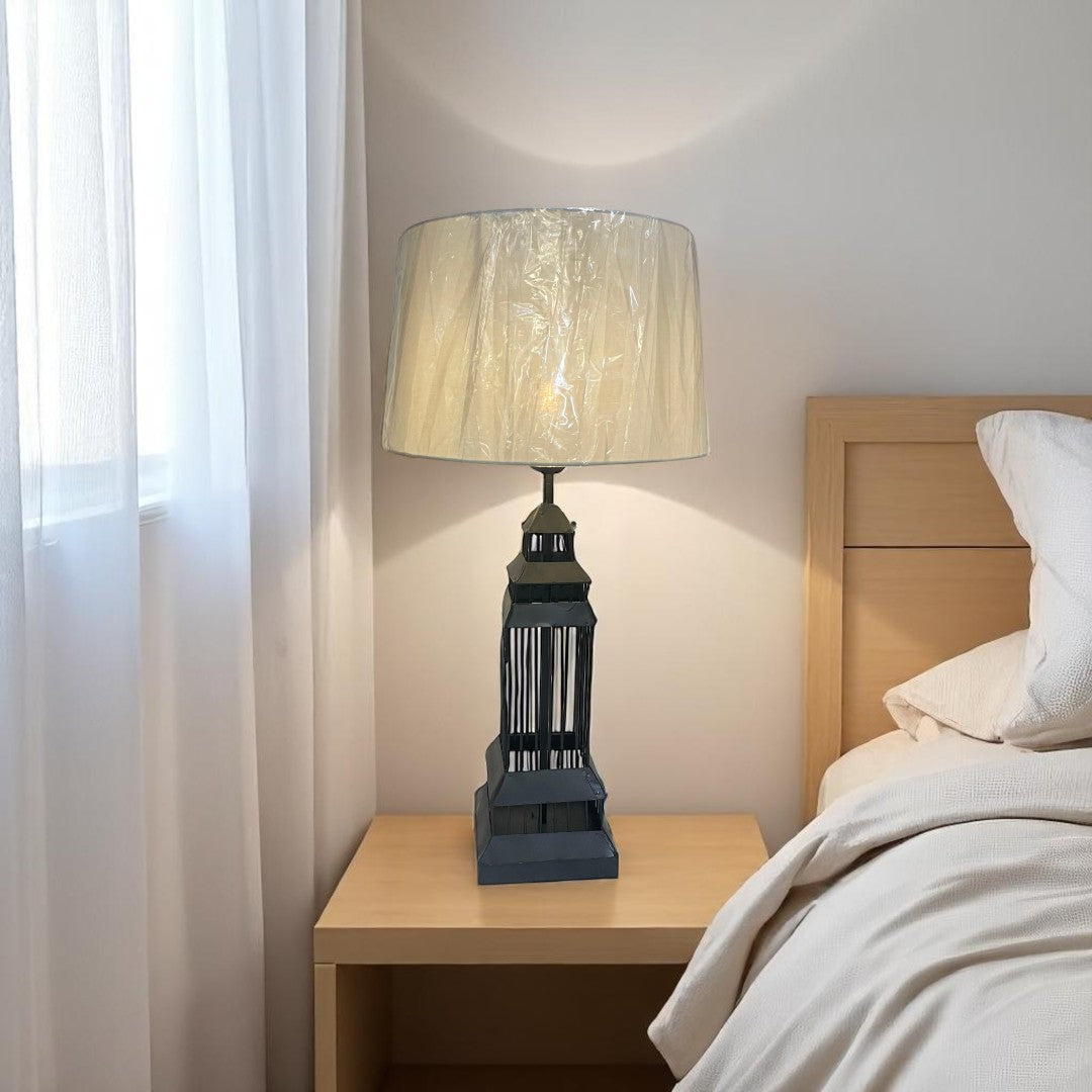 Lunaris Metallic Edge LED Table Lamp