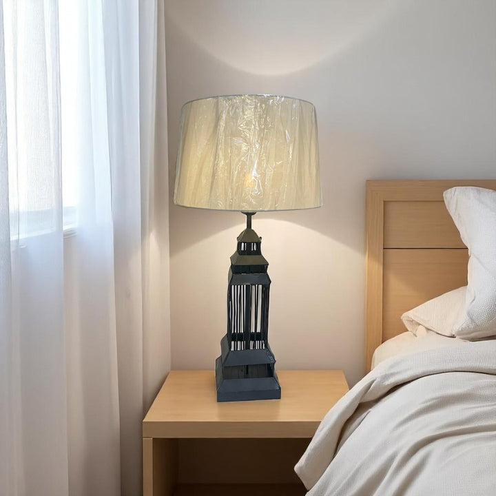 Lunaris Metallic Edge LED Table Lamp