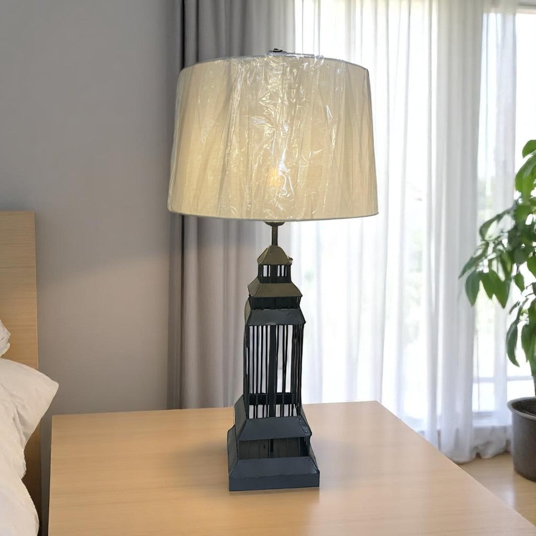 Lunaris Metallic Edge LED Table Lamp