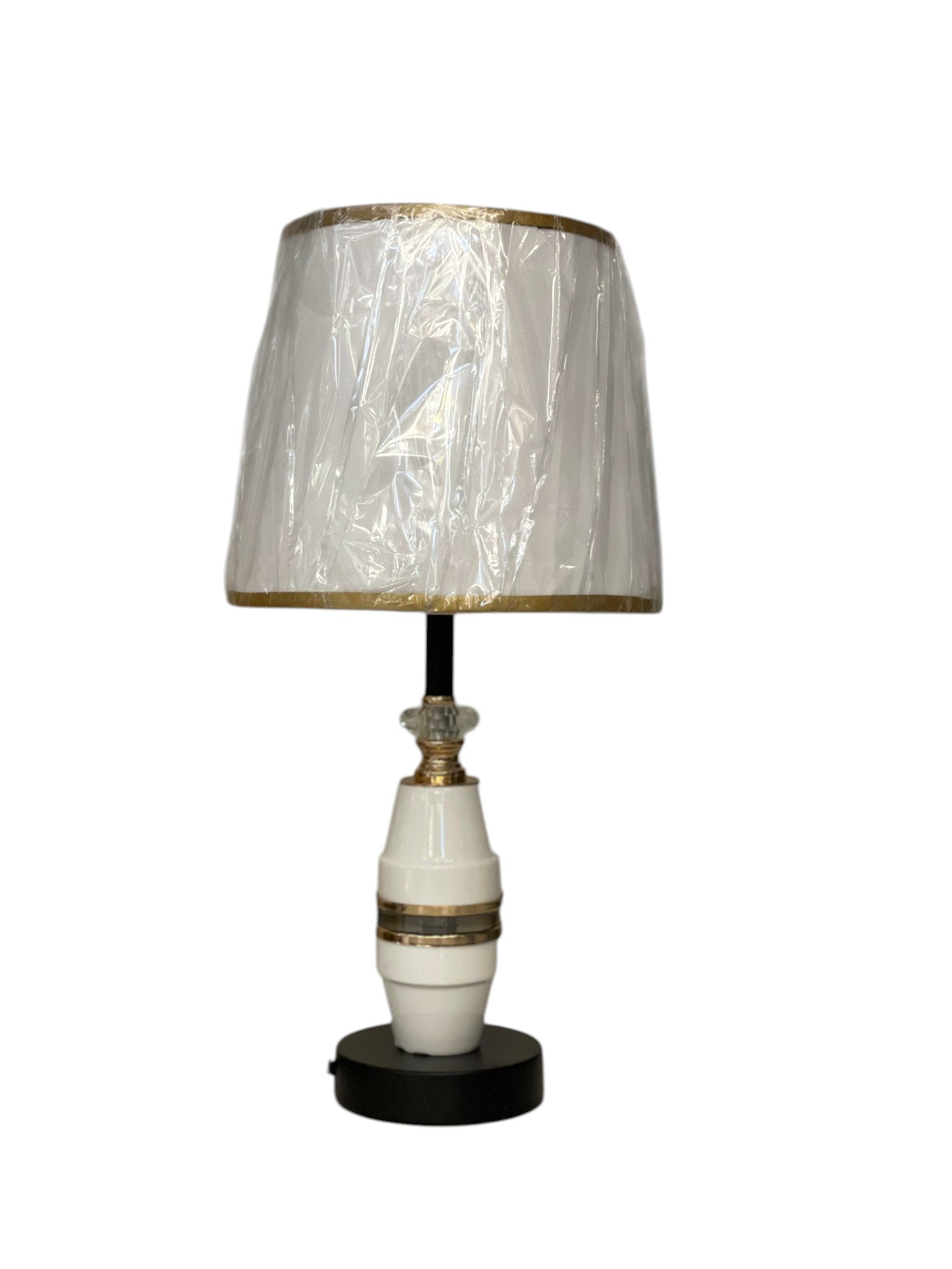 The Camden Tower Brass Table Lamp
