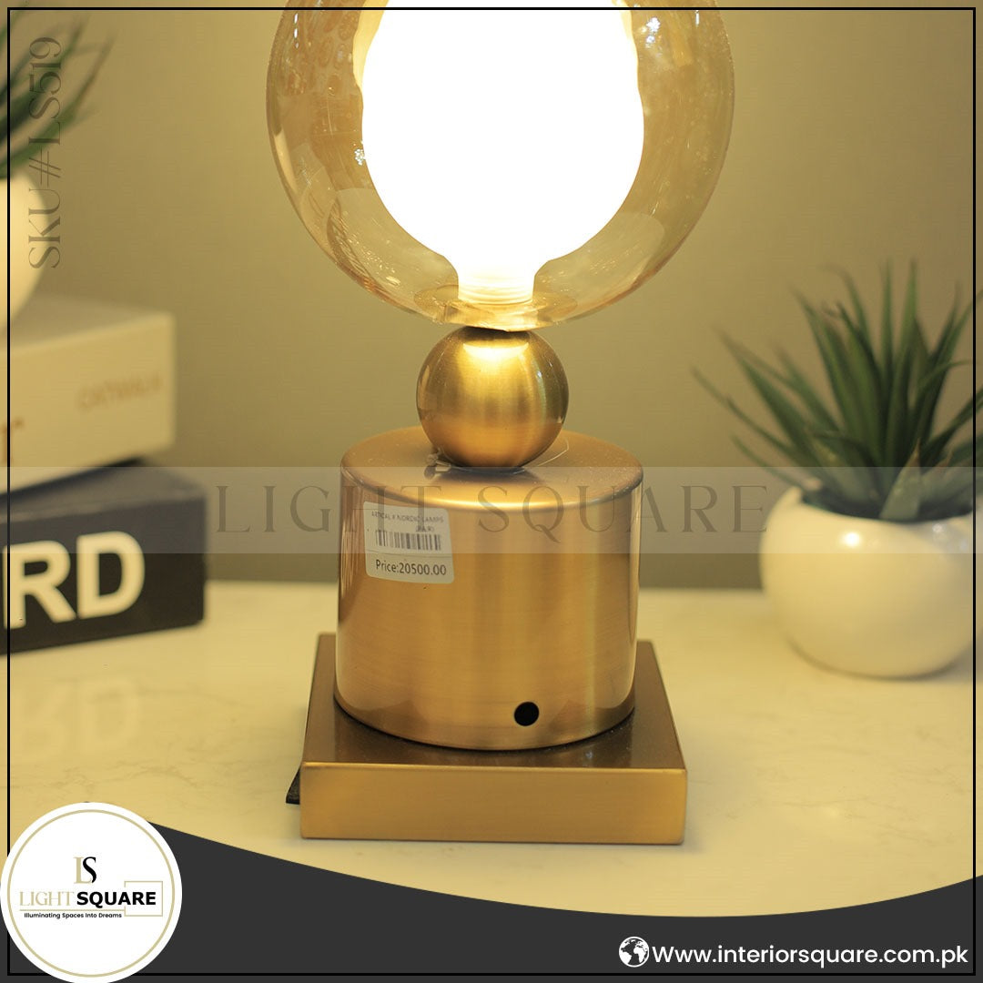 Radiant Gold Prism Lamp LS519