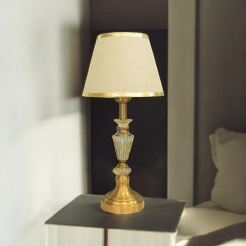 Golden Elegance Crystal Table Lamp LS403