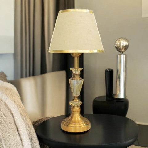 Golden Elegance Crystal Table Lamp LS403