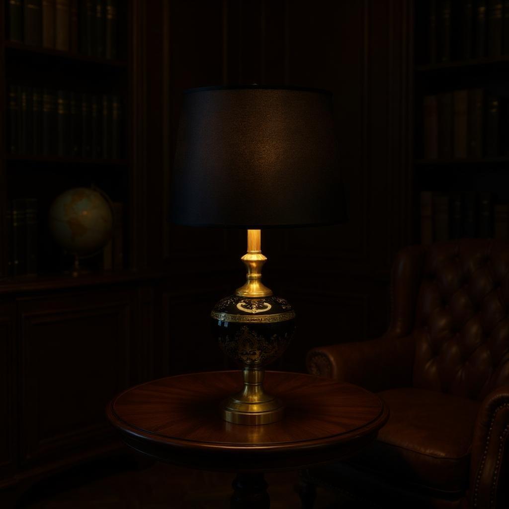 Luna Versace Pearl Ceramic Table Lamp