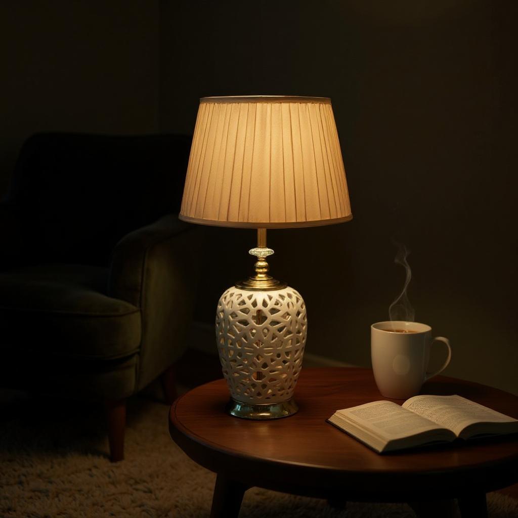Elara Regal Ceramic Lamp