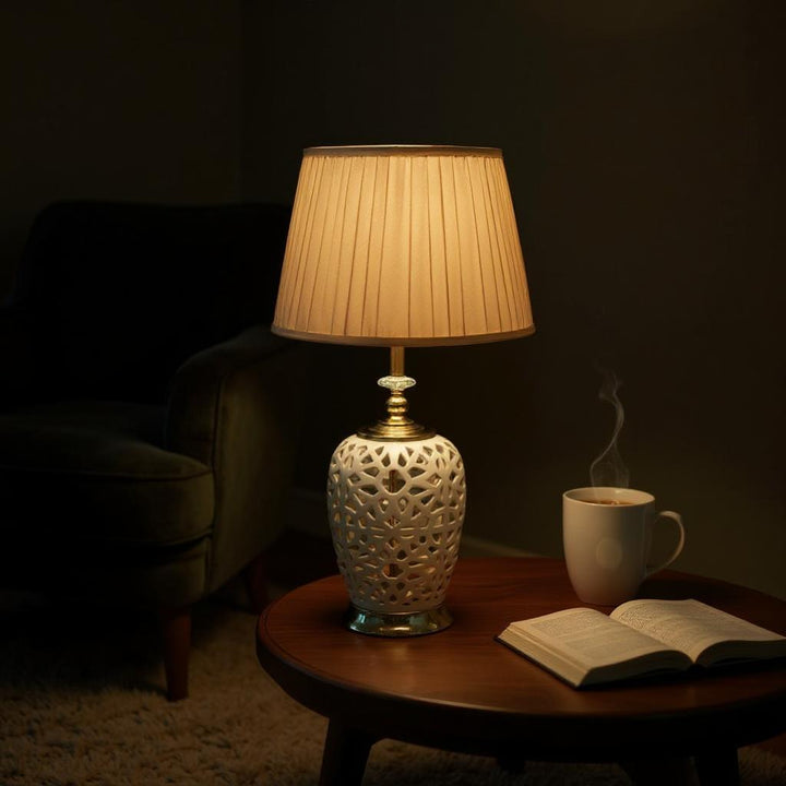 Elara Regal Ceramic Lamp