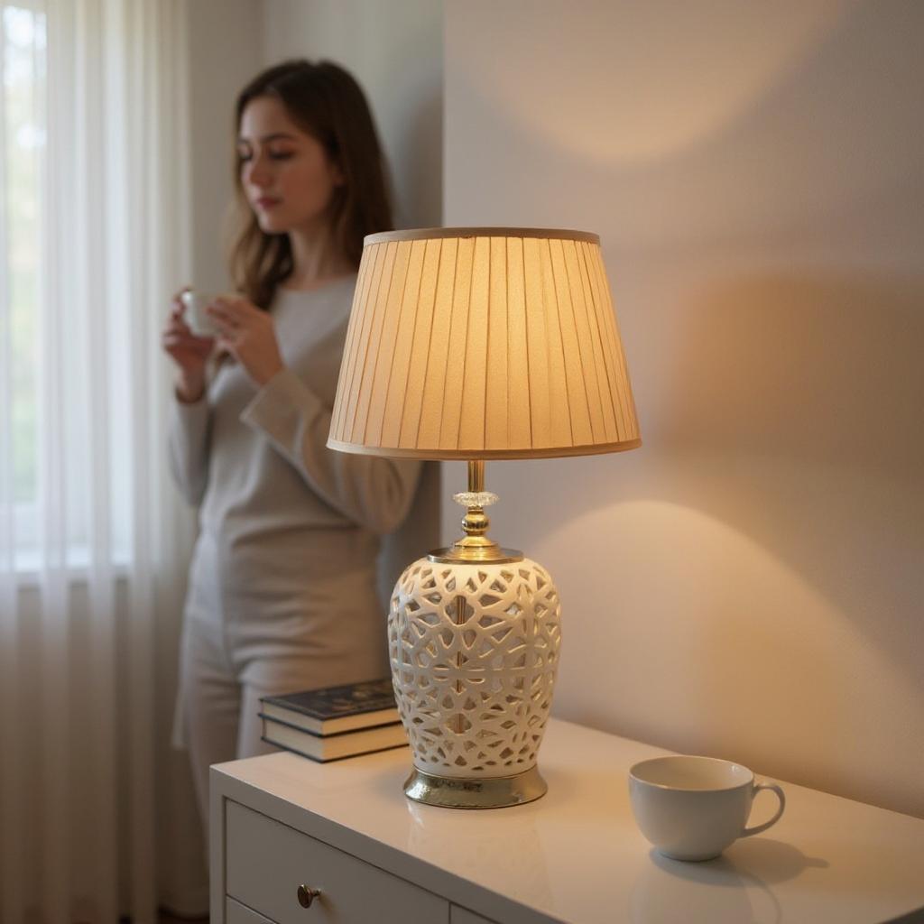 Elara Regal Ceramic Lamp