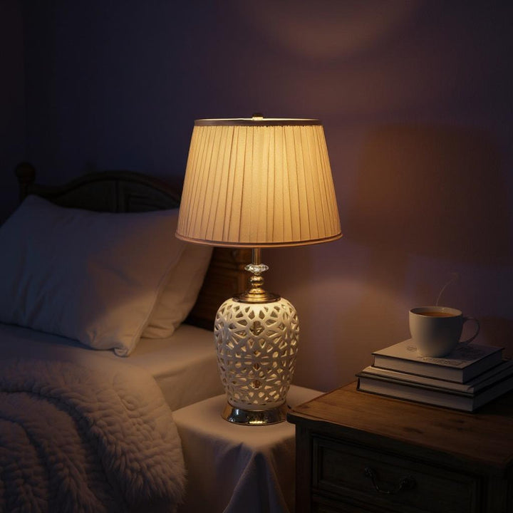 Elara Regal Ceramic Lamp