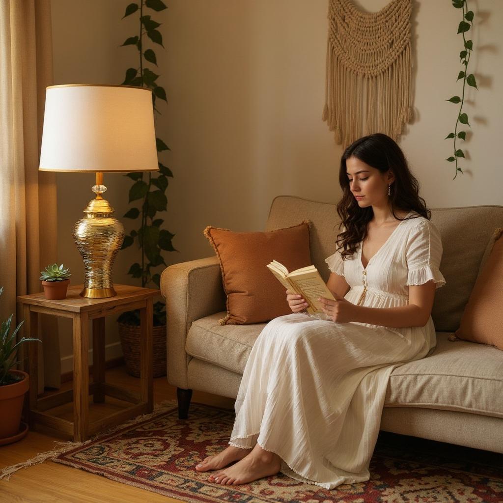 Orinoco Porcelain Table Lamp