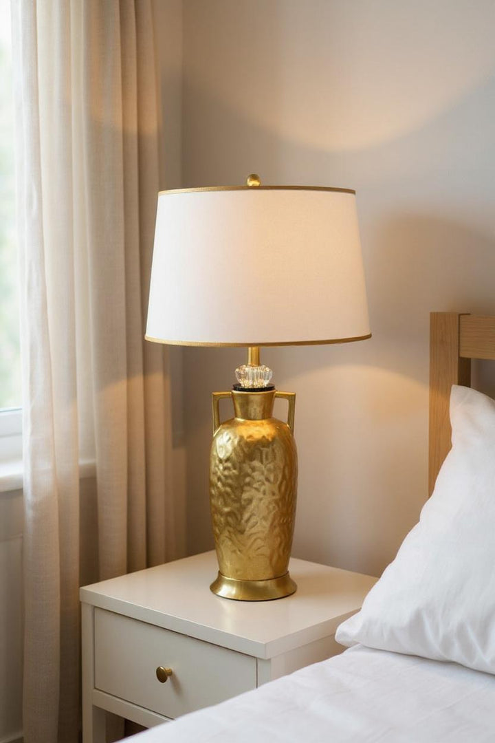 Solmara Gold Ceramic Table Lamp