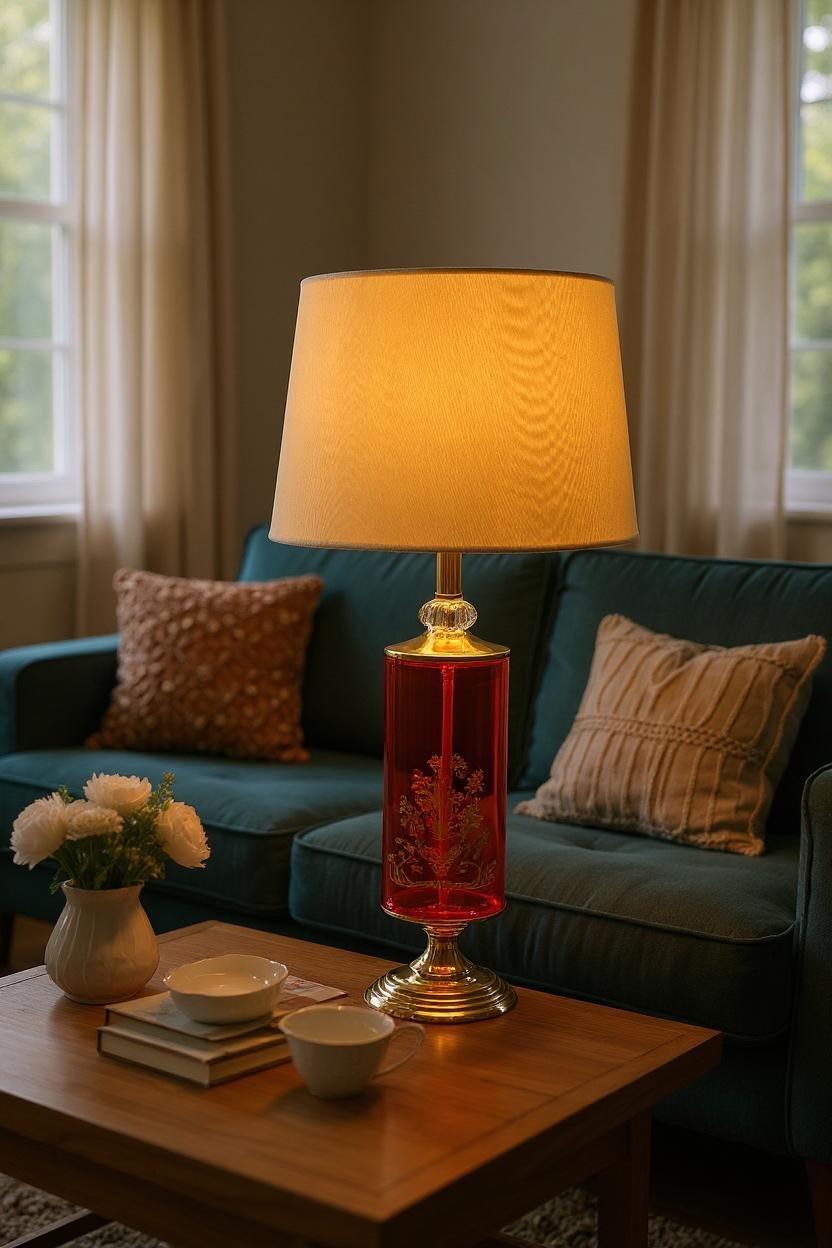 Versa Éclat Table Glass Lamp