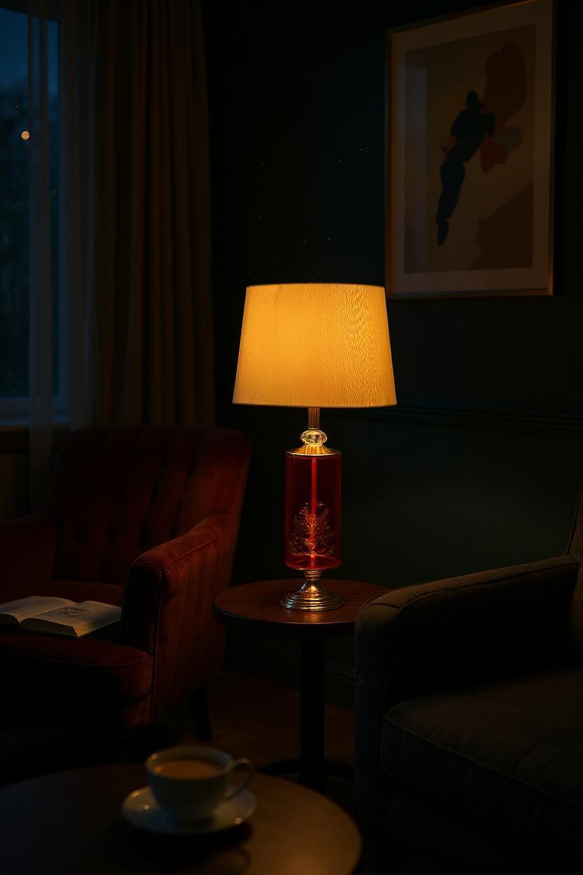 Versa Éclat Table Glass Lamp