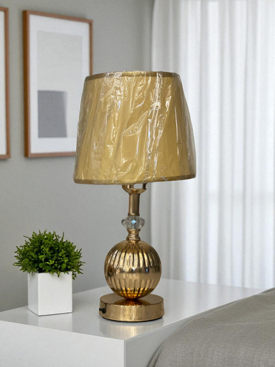 The Maris Brass Shell Accent Lamp
