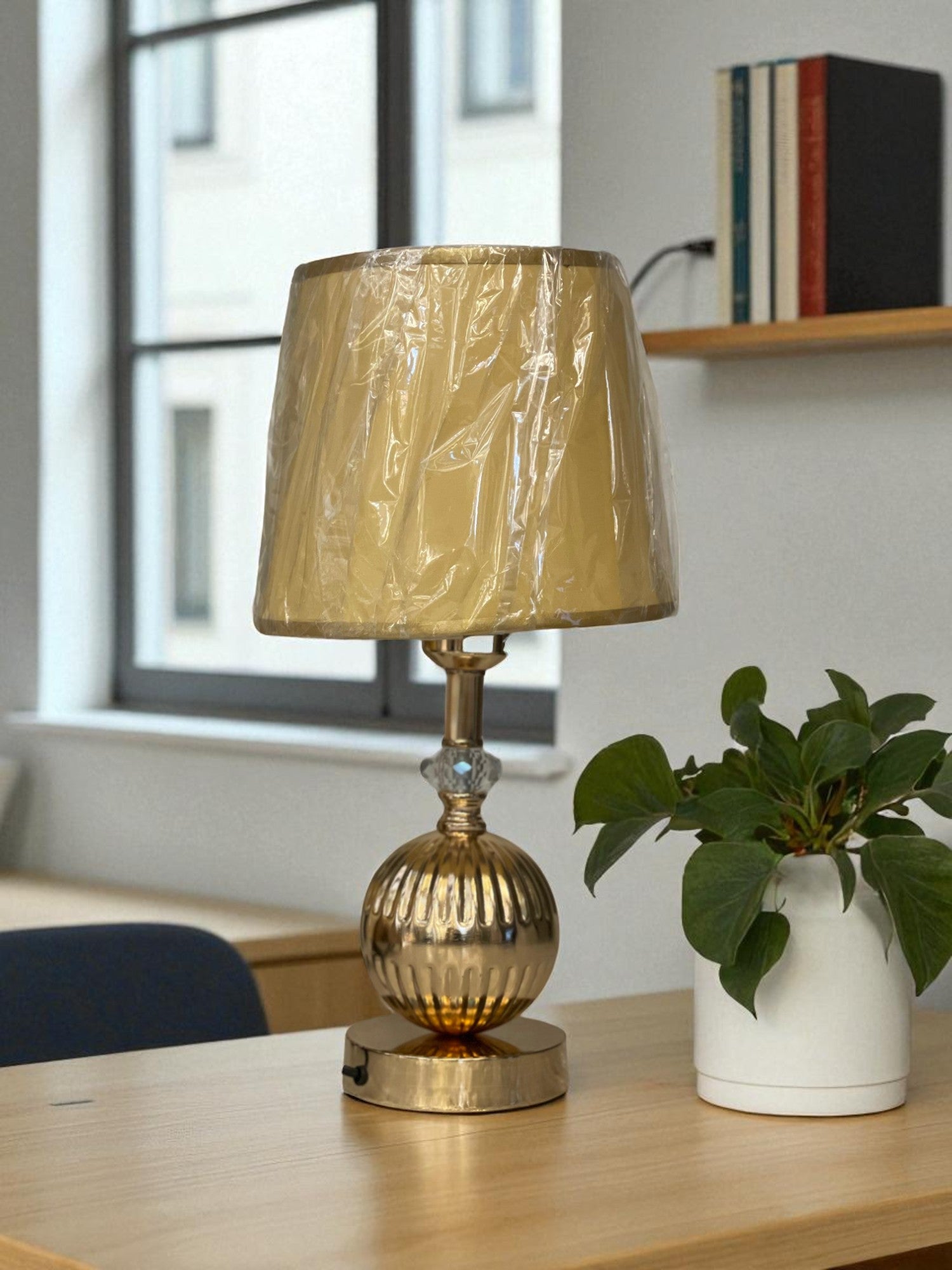 The Maris Brass Shell Accent Lamp