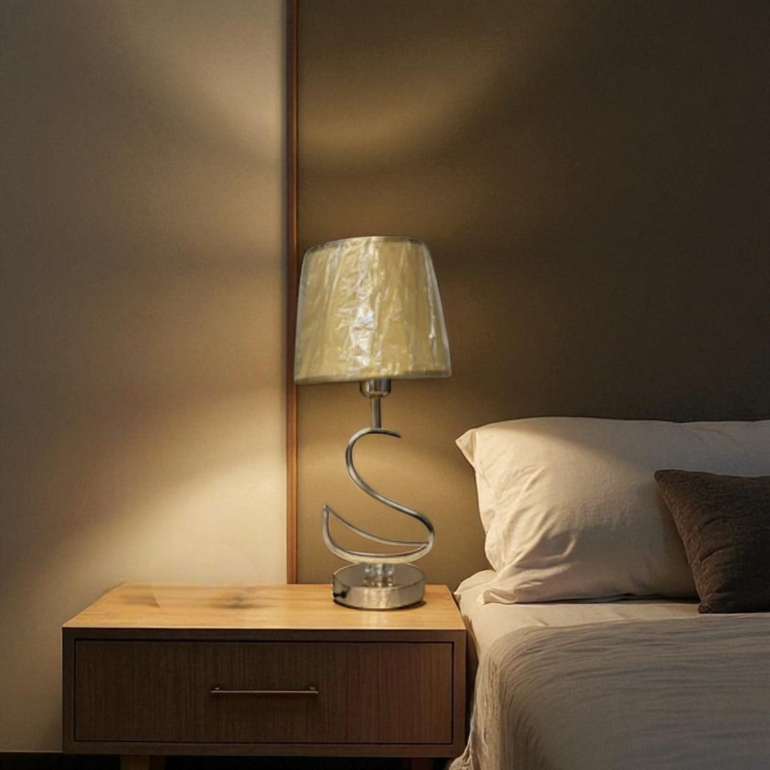 The Solara Brushed Brass Sunset Lamp
