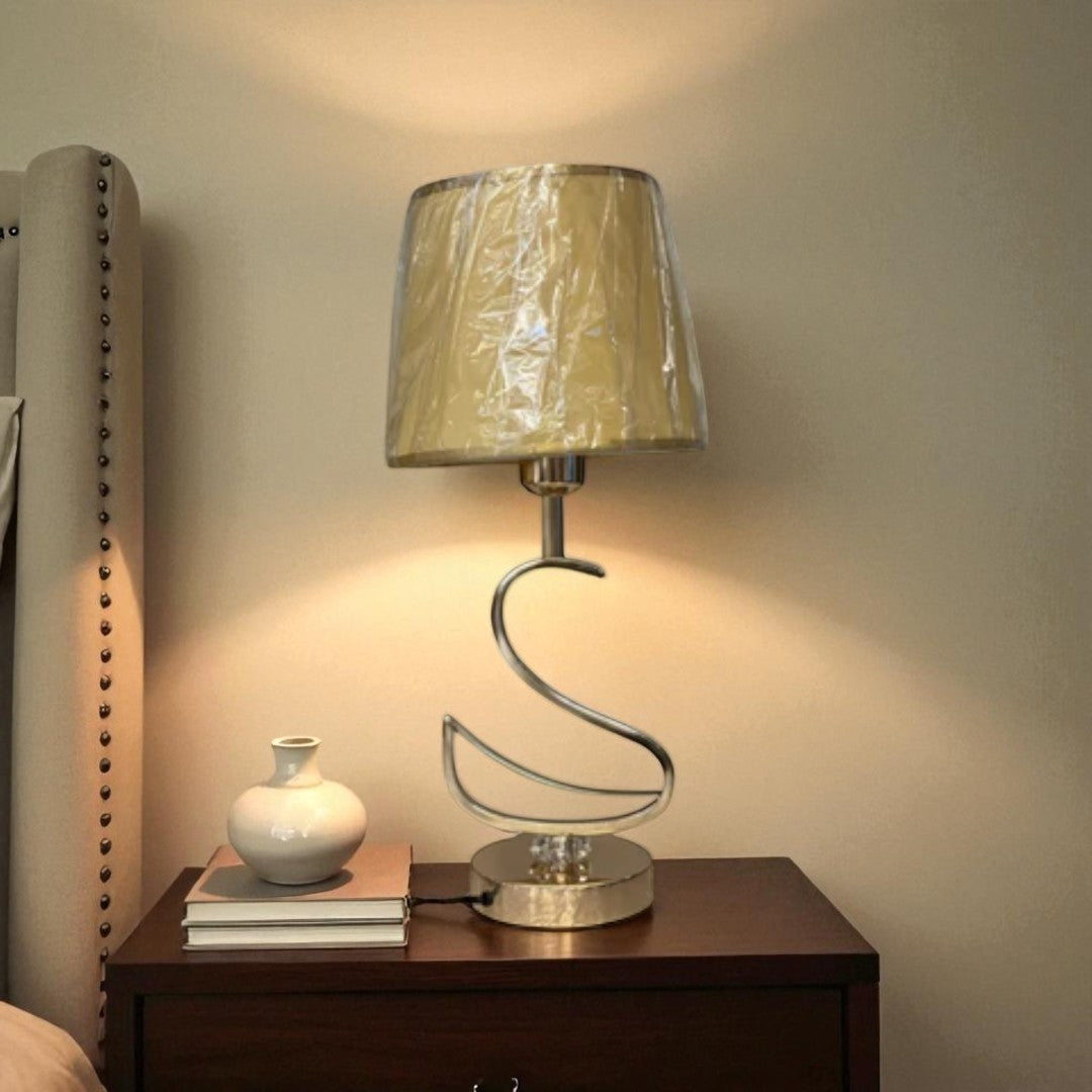 The Solara Brushed Brass Sunset Lamp