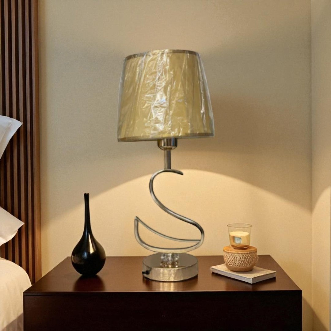 The Solara Brushed Brass Sunset Lamp