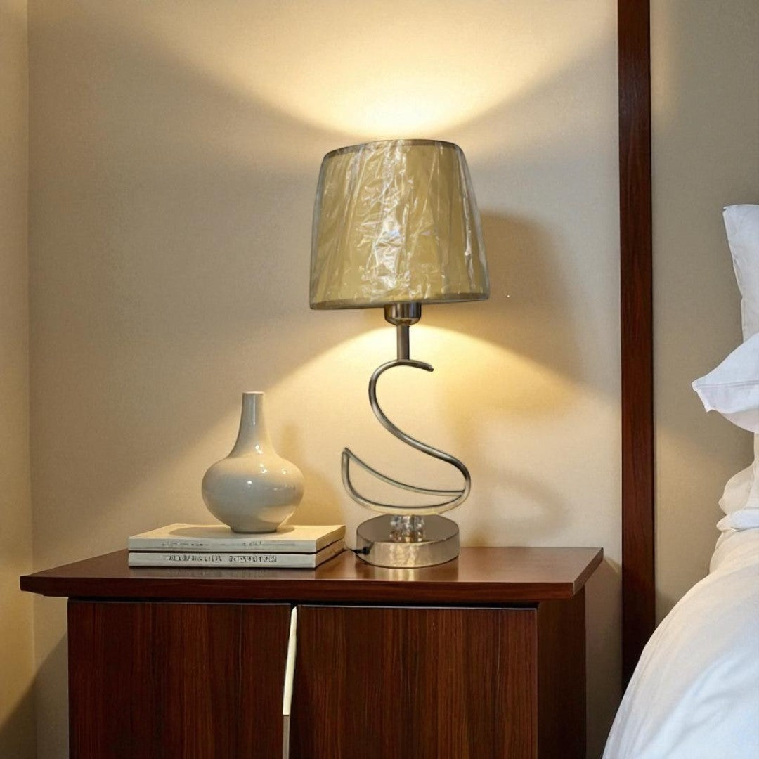 The Solara Brushed Brass Sunset Lamp