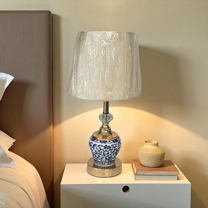 The Arlen Brass Drumside Lamp