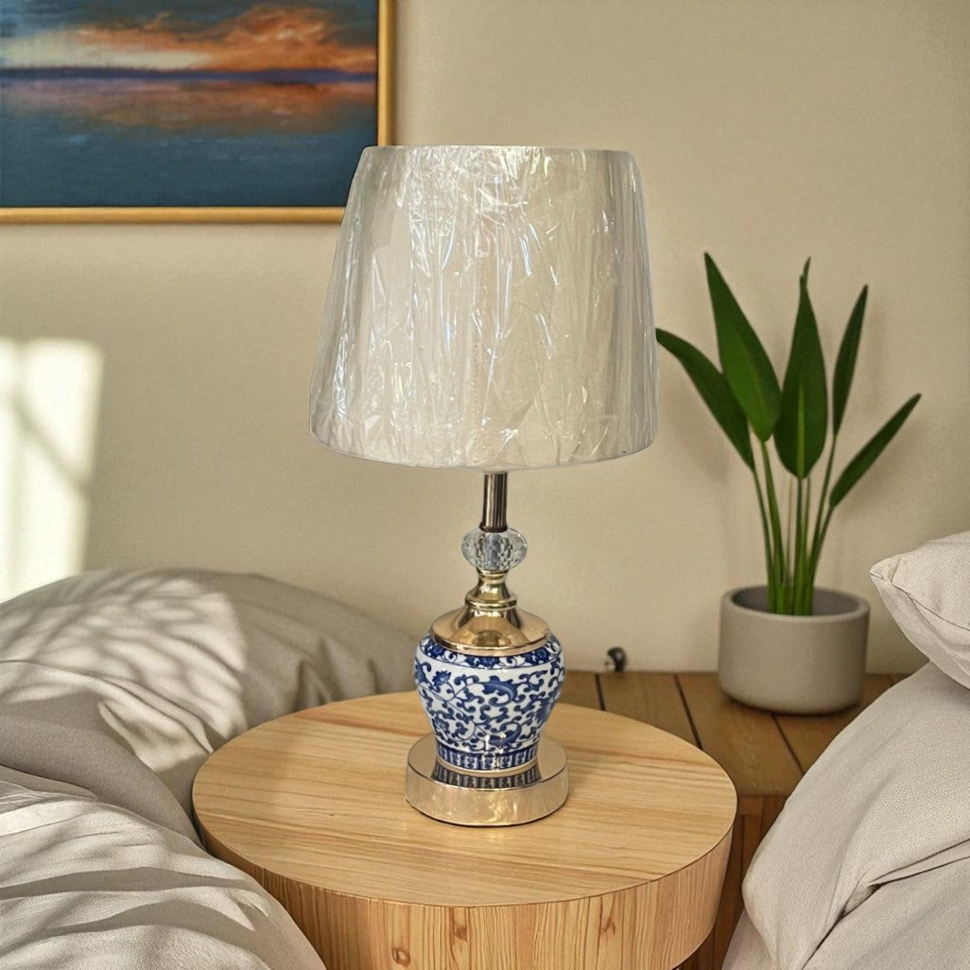 The Arlen Brass Drumside Lamp