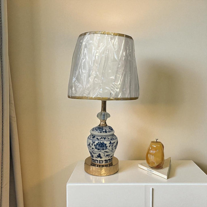 The Liora Brass Woven Glow Lamp